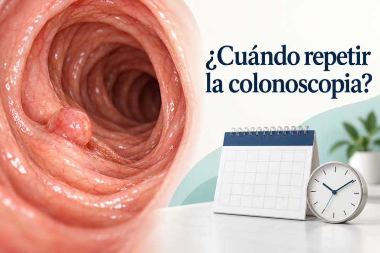 Me han quitado un pólipo: ¿cuándo debo repetir la colonoscopia?